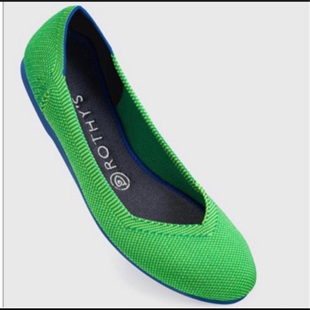 Rothy's Bright Green Flats (fits like Rothy’s
sz 8) - Picture 15 of 16